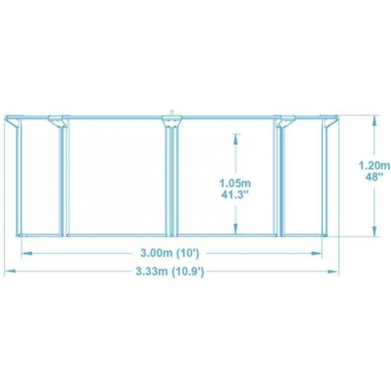 Piscina Hydrium 300 x 120 cm Piscina Hydrium 300 x 120 cm